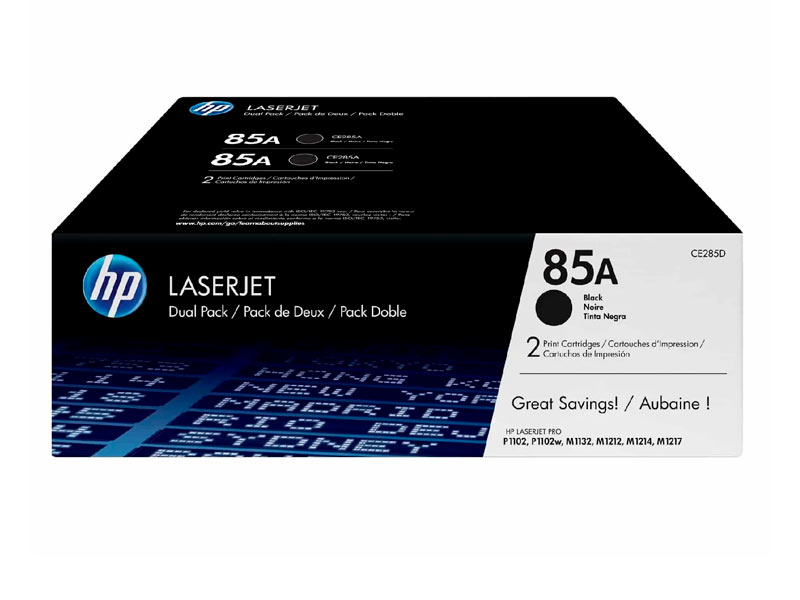 TONER HP CE285AD P/ P1102W PACK X2
