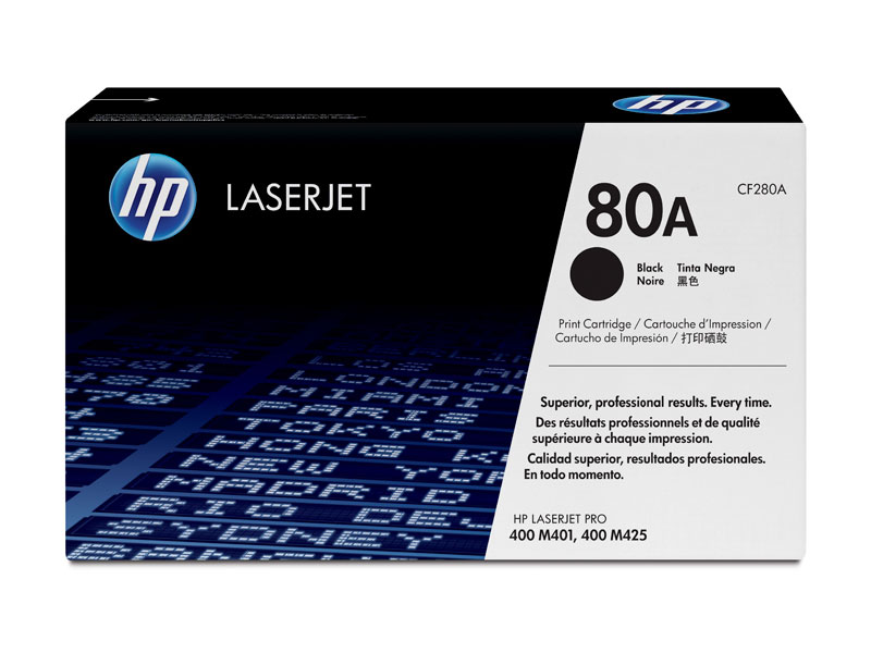 TONER HP CF280A P/LASER P401N BK