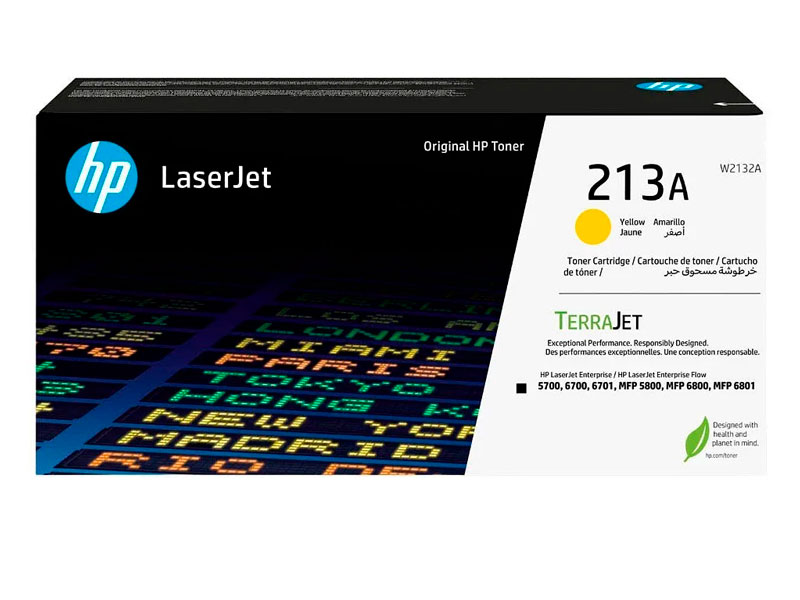 TONER HP W2132A (213A) LJ 5800 ENT. YELLOW 3,000 PGS